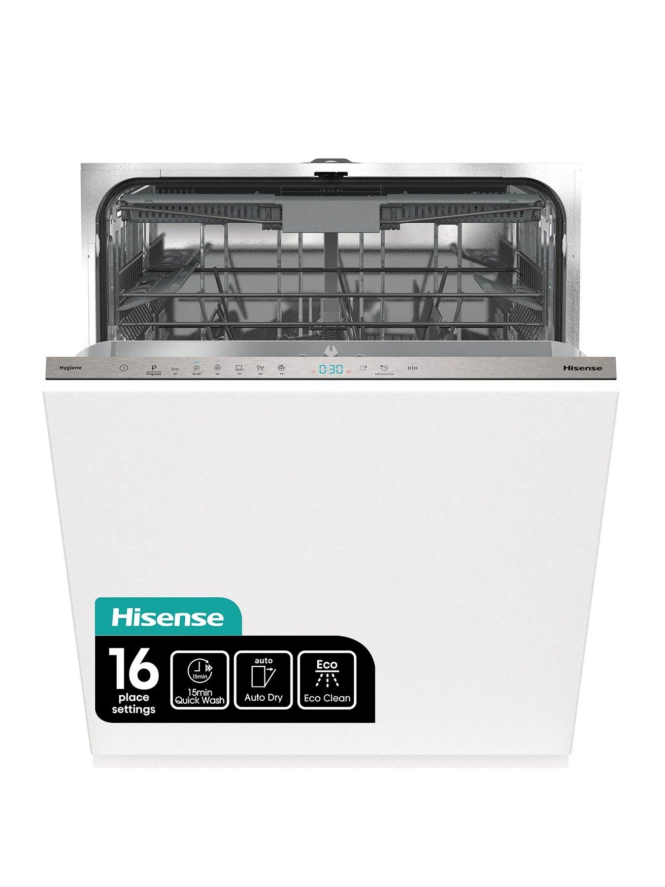 Hisense HV643D60UK 16-Place Integrated Dishwasher