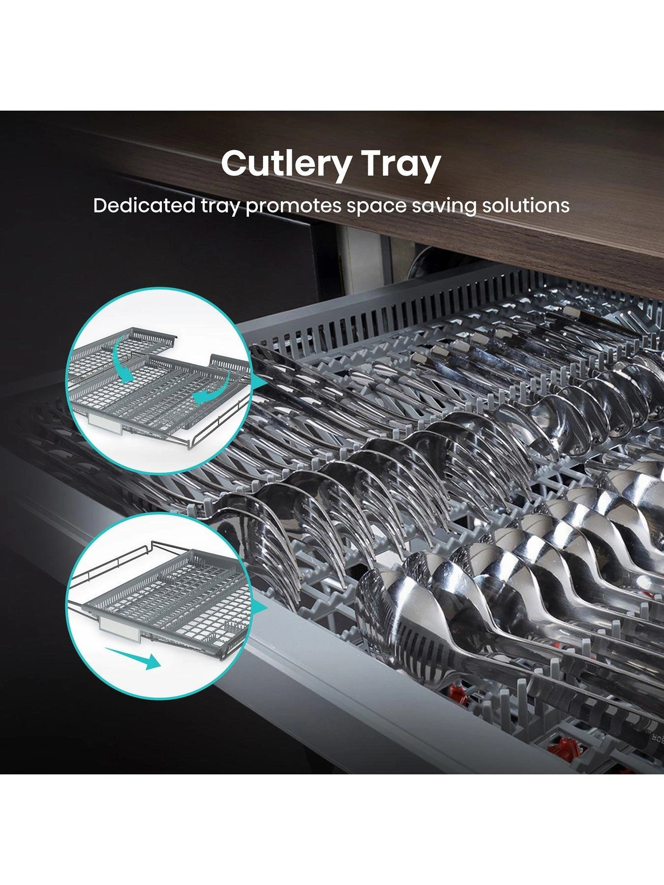 Hisense HV643D60UK 16-Place Integrated Dishwasher - Image 5