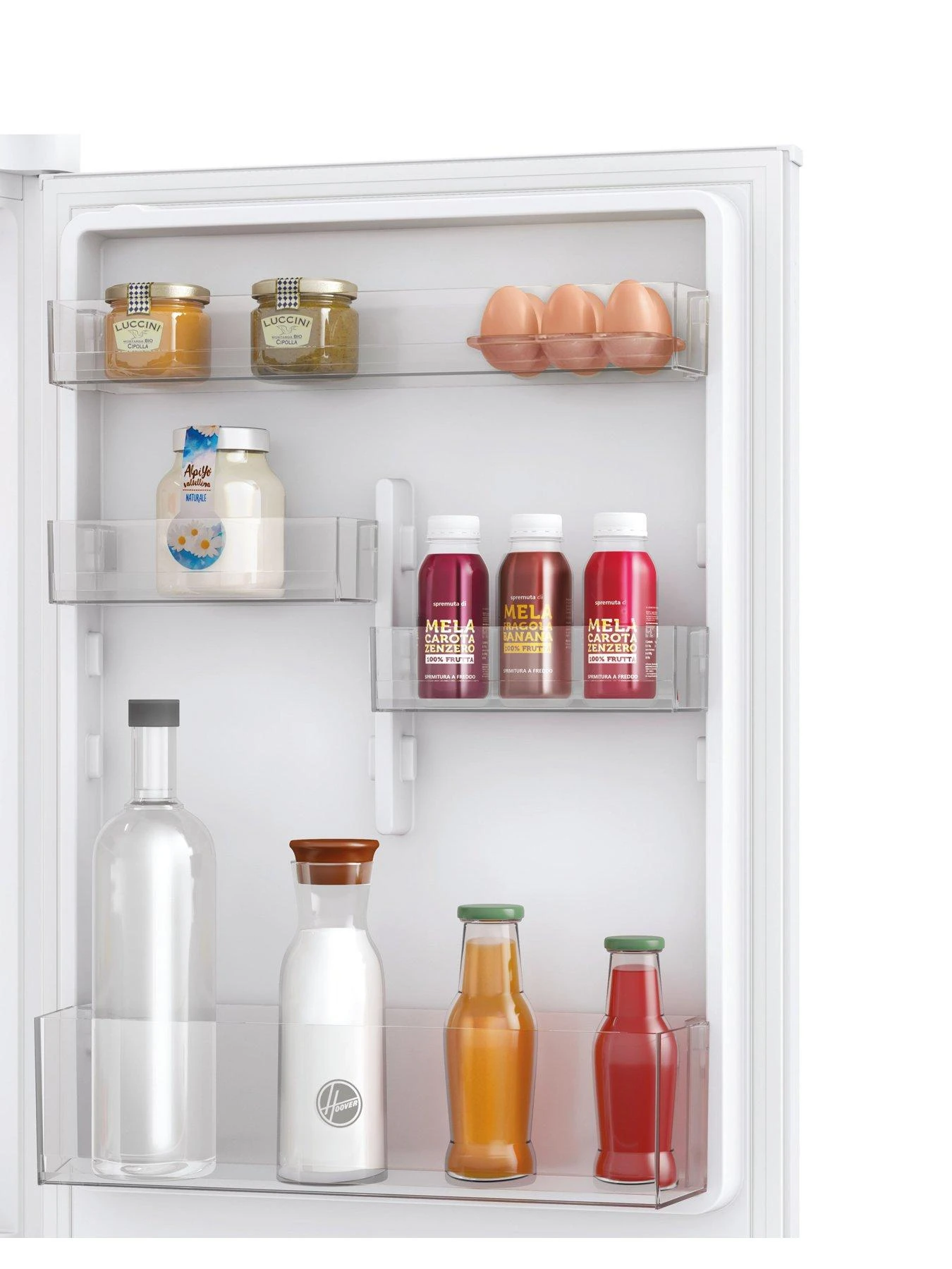 Hoover HOBL185FK Integrated Low Frost Fridge Freezer, 177cm High - White - Image 3