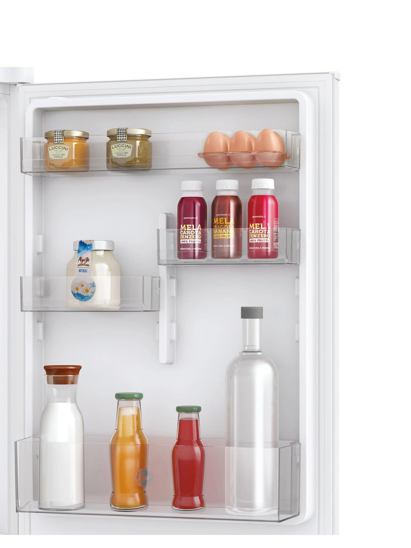 Hoover HOBL185FK Integrated Low Frost Fridge Freezer, 177cm High - White - Image 4
