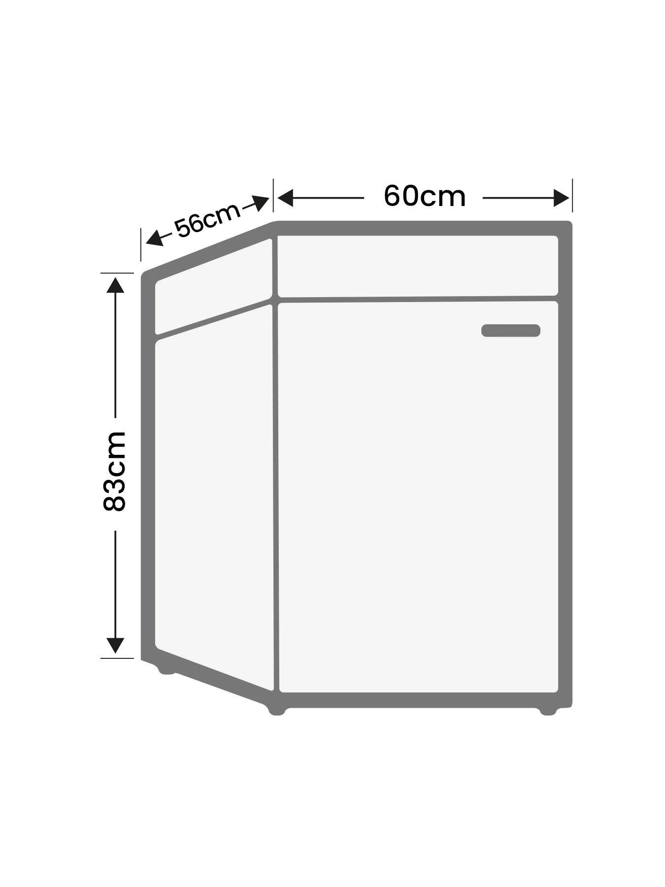 Candy CRU160NEK Integrated Under-counter Larder Fridge - White - Image 3