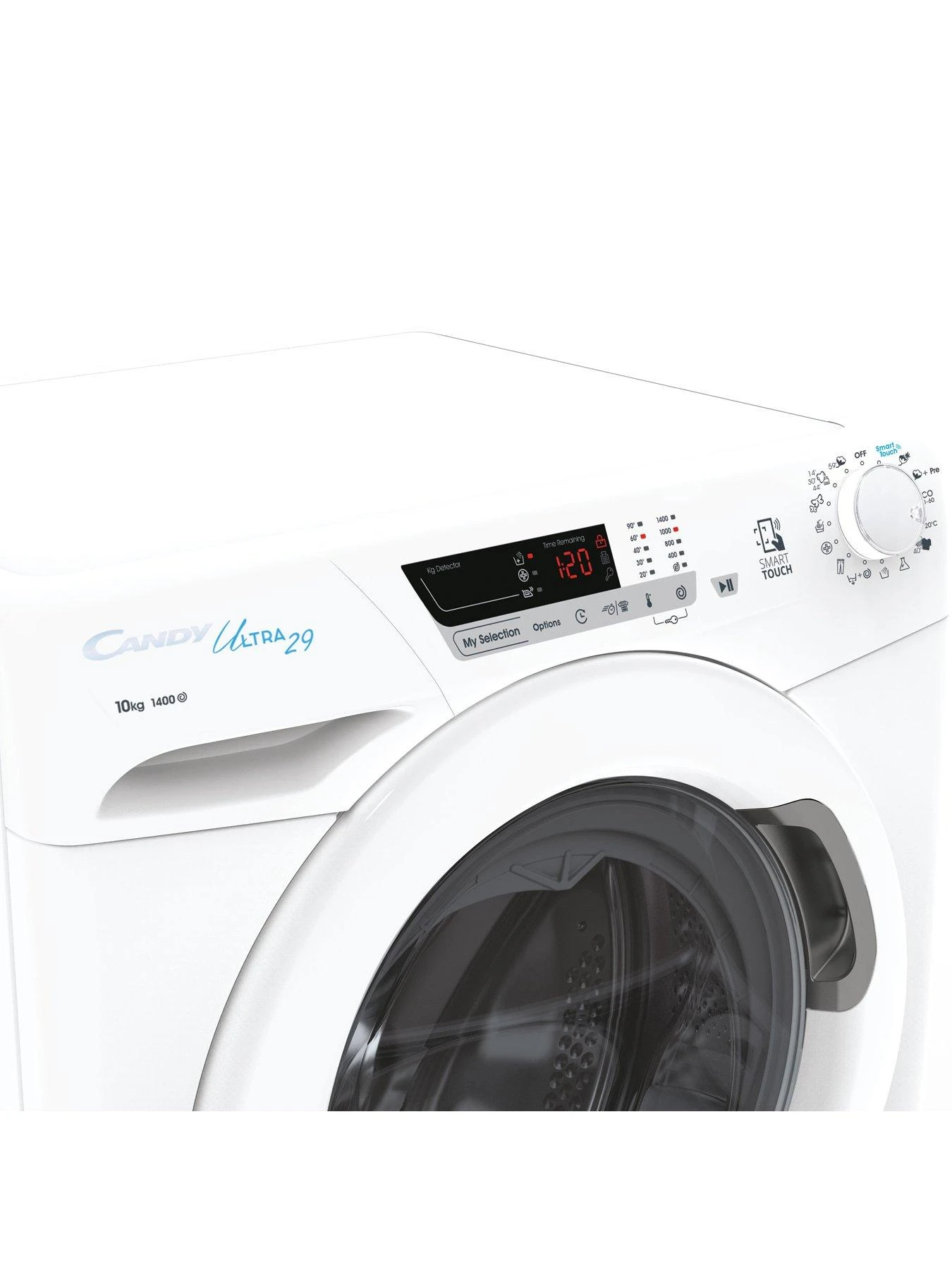 Candy HCU14102DE/1 10kg 1400rpm Washing Machine - White - Image 3