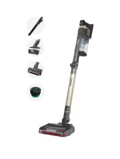 Shark Stratos Cordless Stick Vacuum Cleaner with Anti Hair-Wrap Powerfins Technology And Flexology With Pet Brush 60 Mins - IZ400UKT