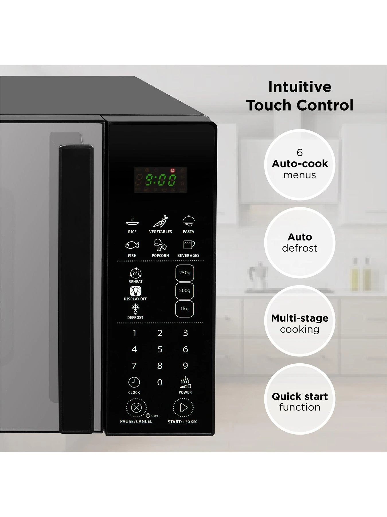 Russell Hobbs RHMT2004B 20-Litre 800W Digital Microwave - Image 3
