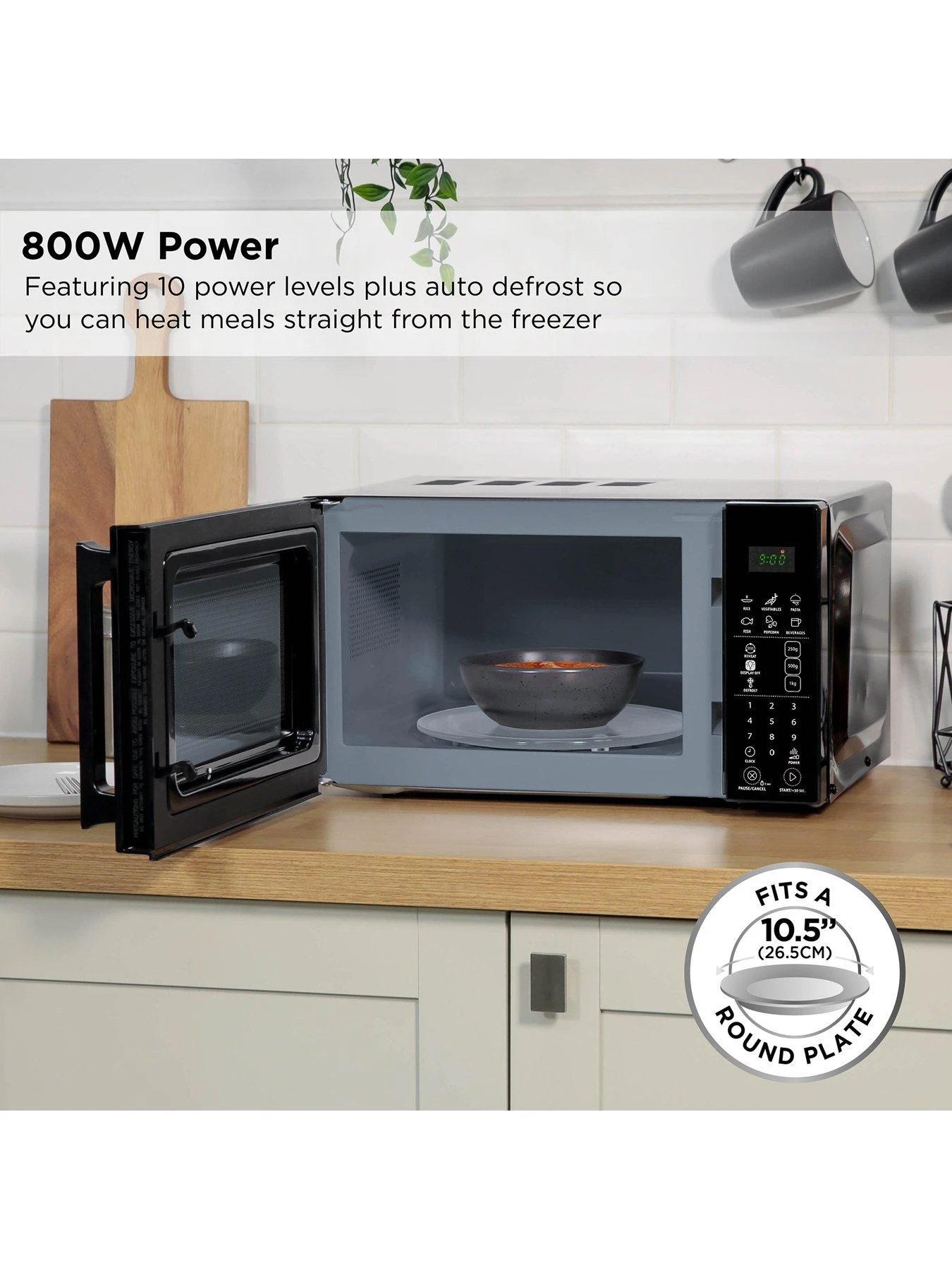 Russell Hobbs RHMT2004B 20-Litre 800W Digital Microwave - Image 5