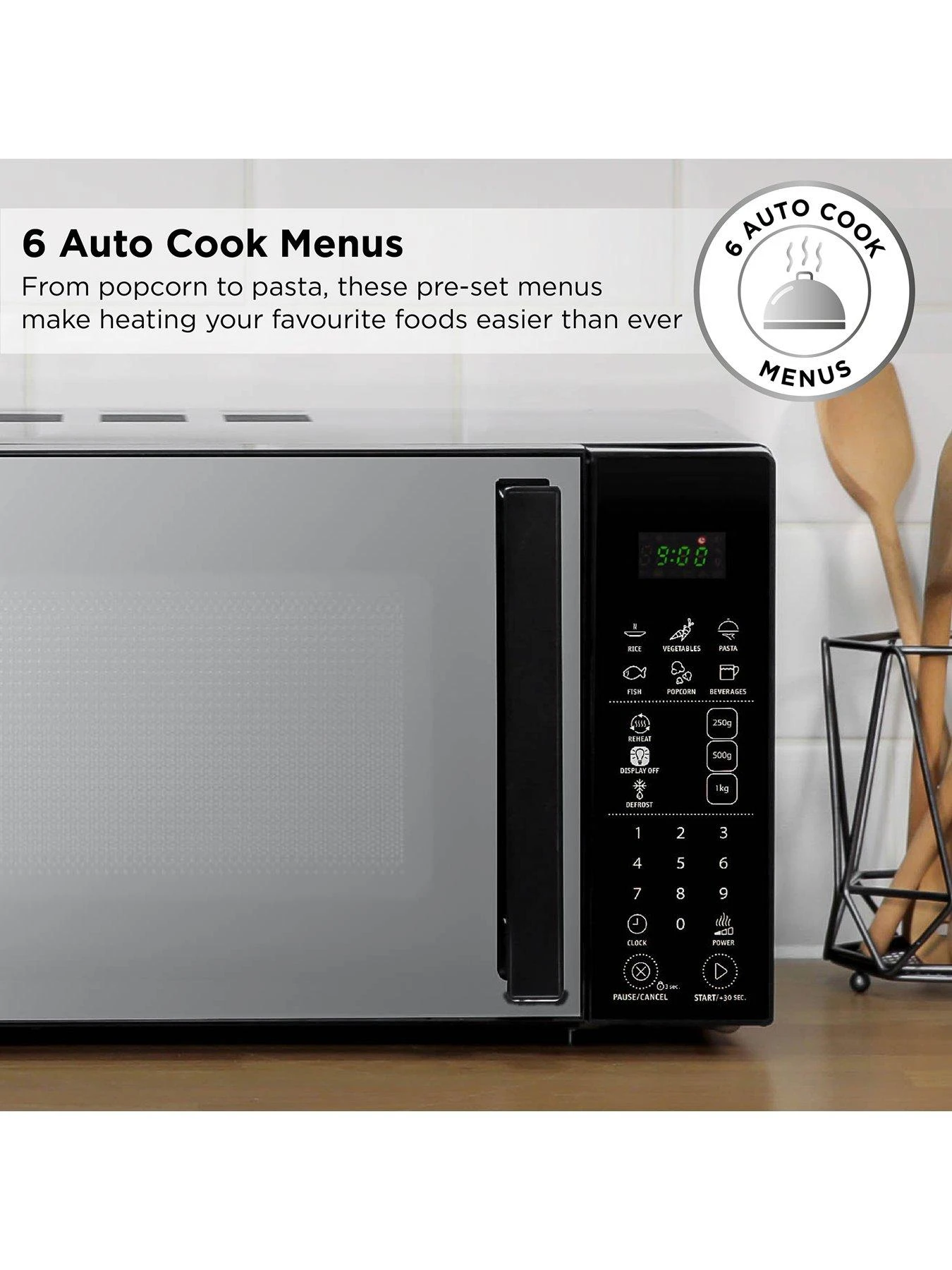 Russell Hobbs RHMT2004B 20-Litre 800W Digital Microwave - Image 6