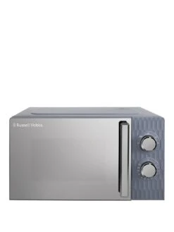 Russell Hobbs RHMM715G Honeycomb 17 Litre Grey Manual Microwave