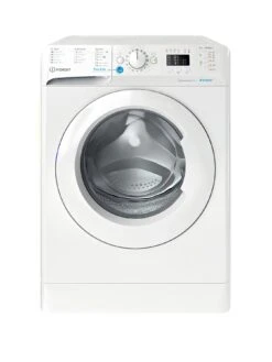 Indesit BWA81684XWUKN 8kg Load, 1600rpm Spin Washing Machine - White
