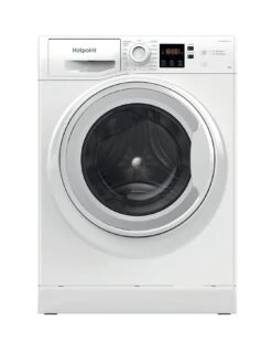 Hotpoint NSWM864CWUKN 8kg Load, 1600rpm Spin Washing Machine - White