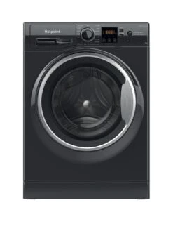 Hotpoint NSWM864CBSUKN 8kg Load, 1600rpm Spin Washing Machine - Black