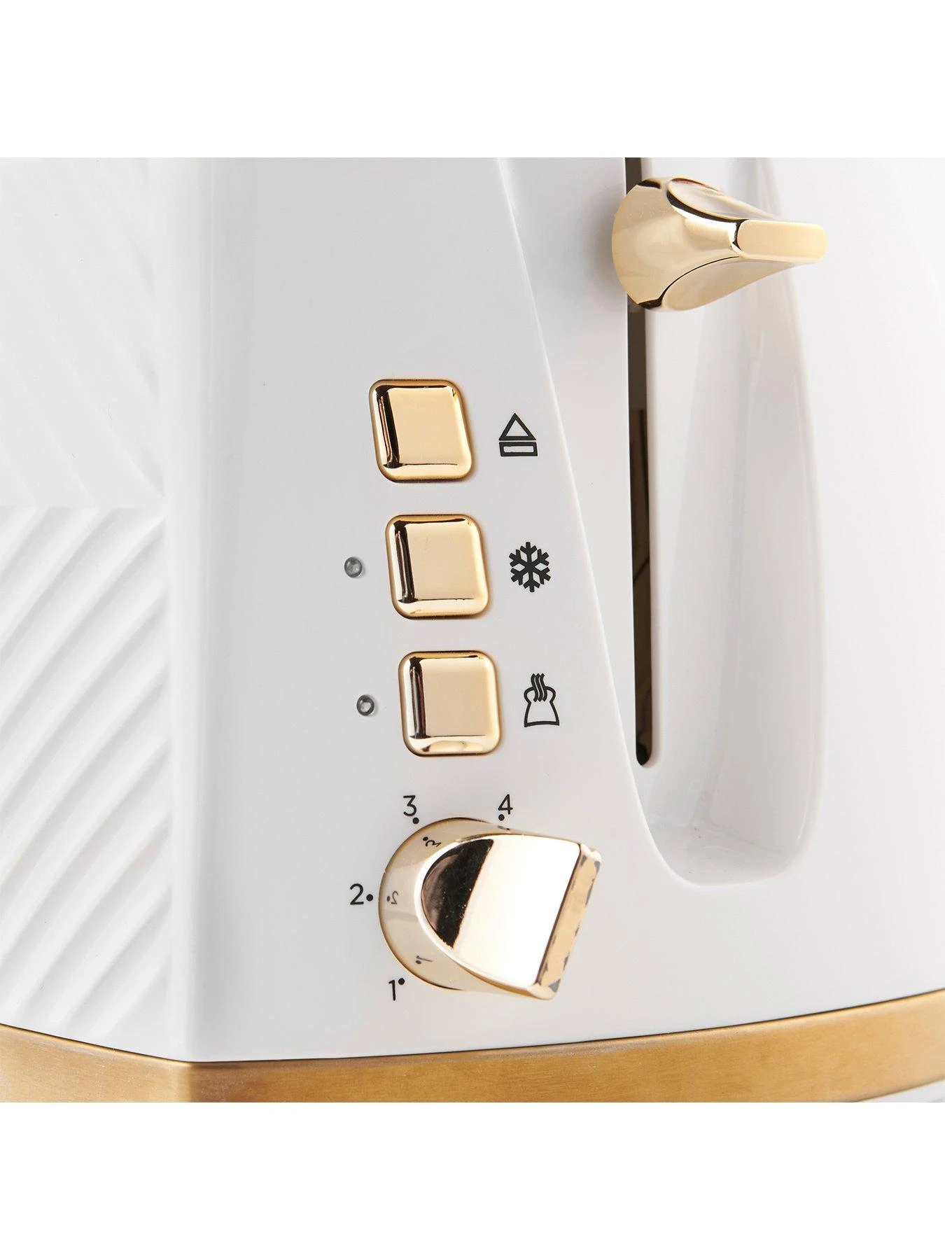 Russell Hobbs Groove Kettle & Toaster Bundle - White - Image 6