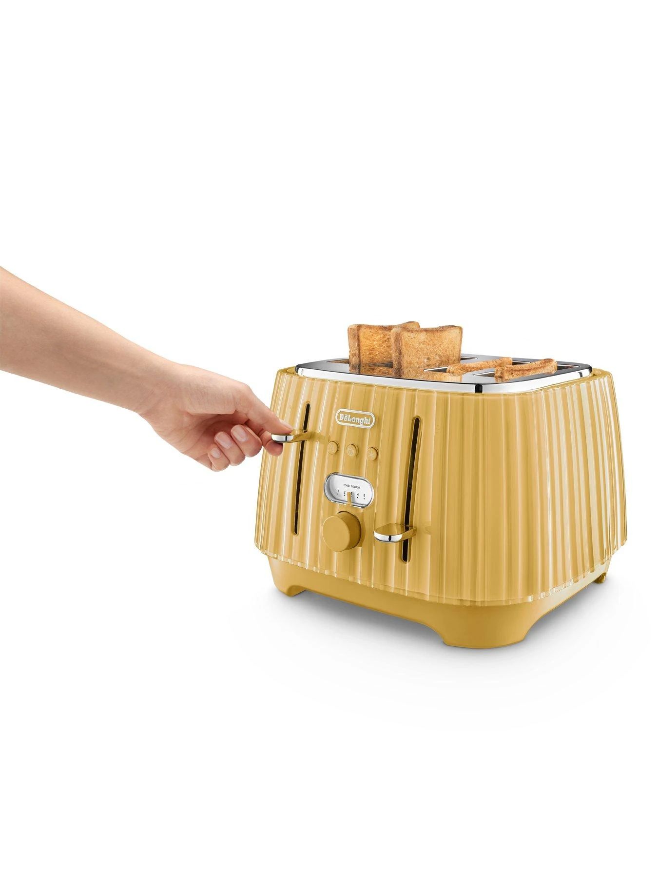 DeLonghi Ballerina 4-Slice Toaster - Yellow - Image 5