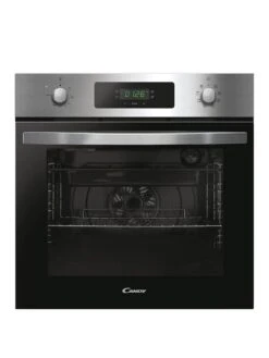 Candy FIDCX615 Built In 70 Litre, Multi-Function Oven With Aquactiva System - Black Glass With Stainless Steel