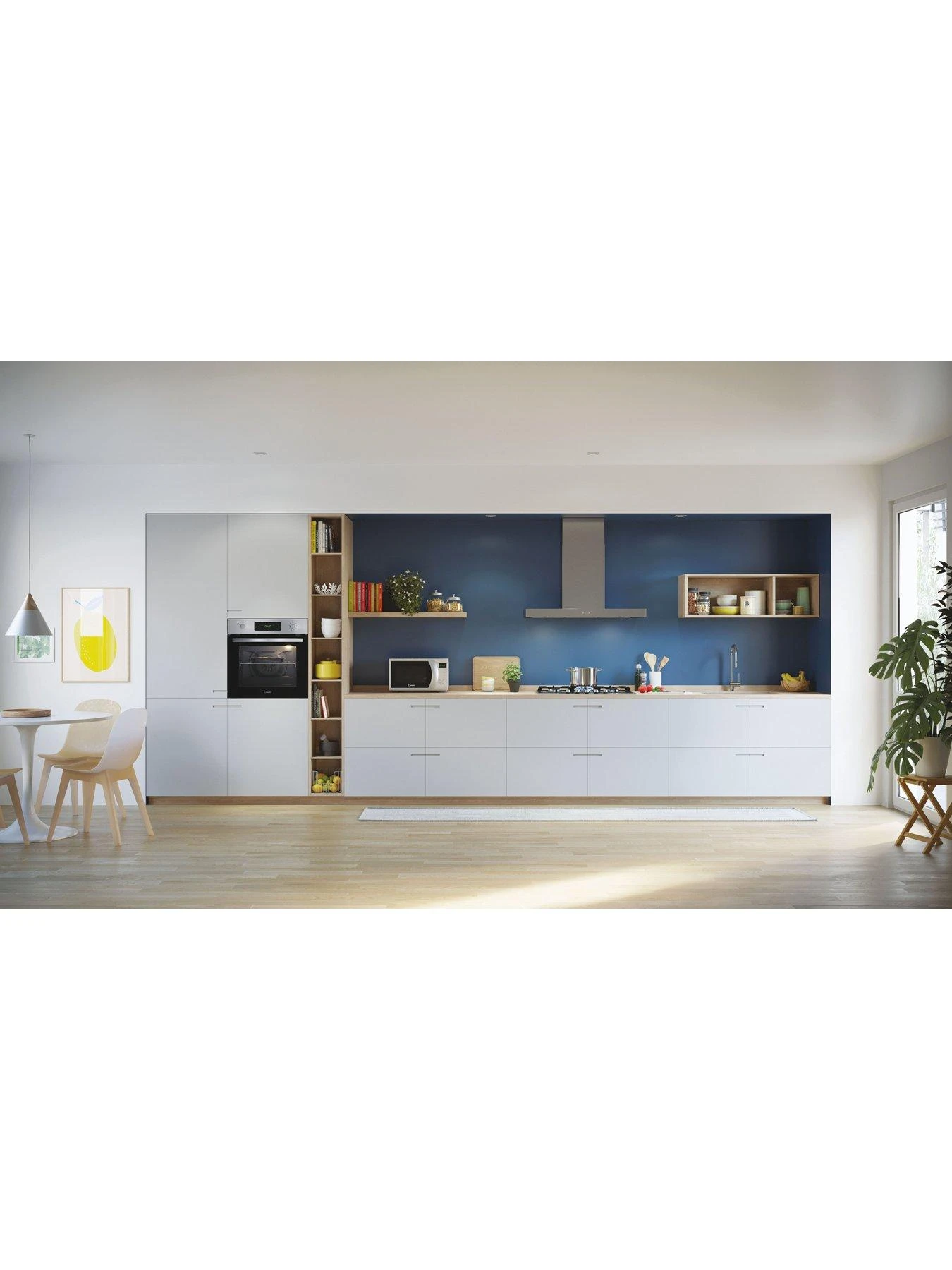 Candy FIDCX615 Built In 70 Litre, Multi-Function Oven With Aquactiva System - Black Glass With Stainless Steel - Image 6