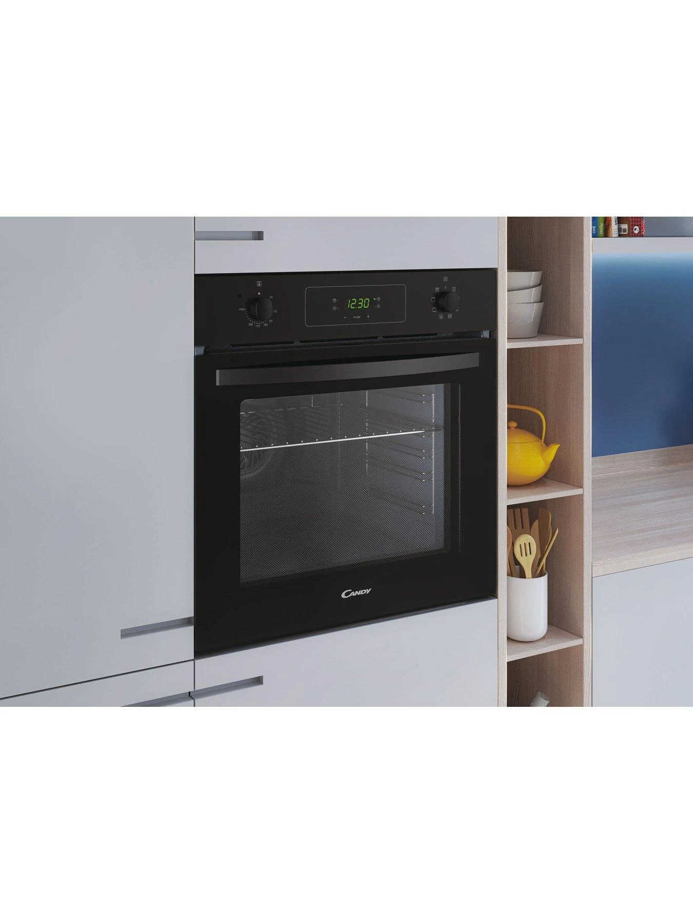 Candy FIDCN615/1 Built In 70 Litre, Multi-Function With Aquactiva System - Black - Image 5