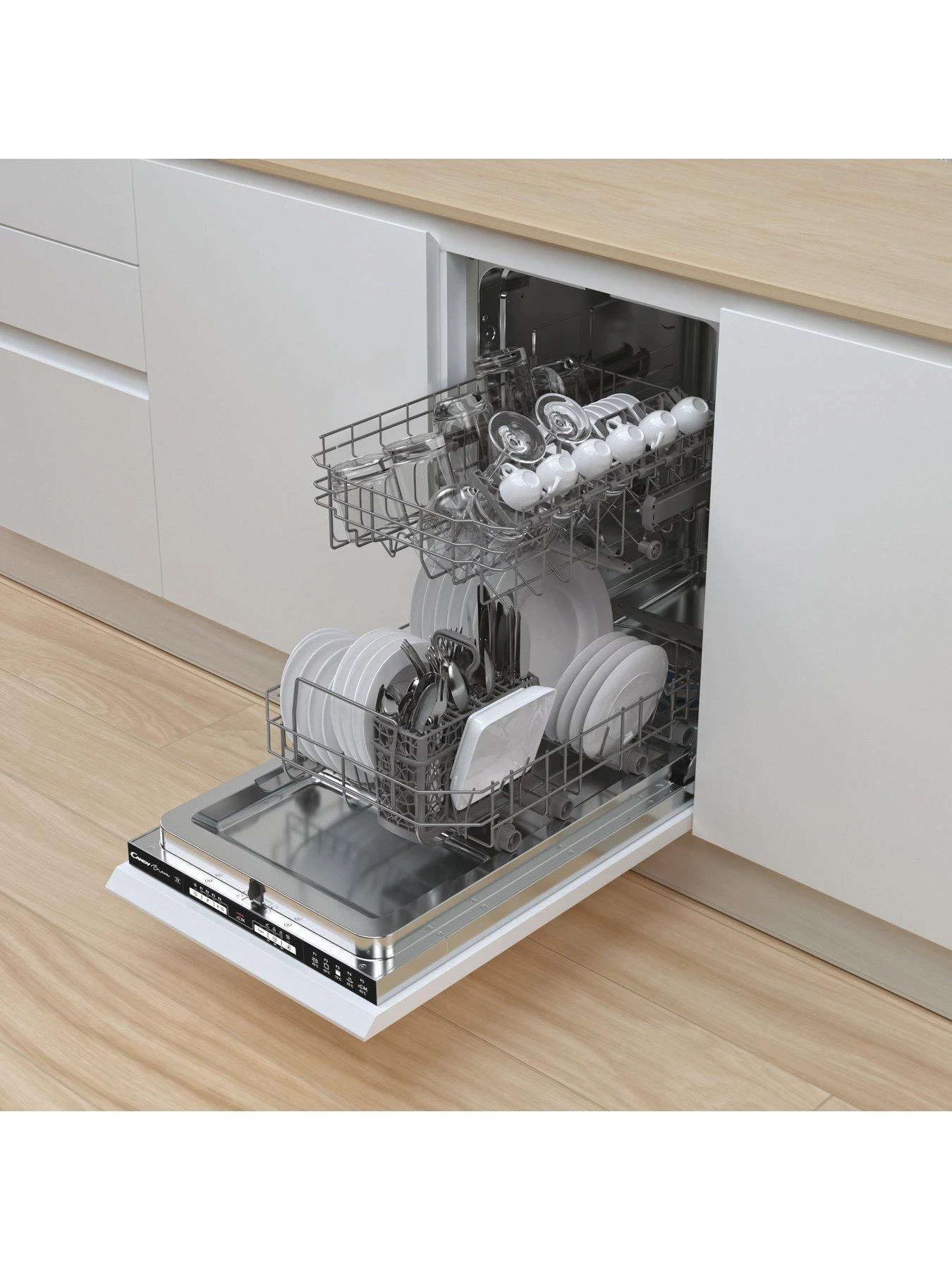 Candy CDIH 1L949-80 Slimline Fully Integrated Dishwasher - 9-Place Settings - Image 6