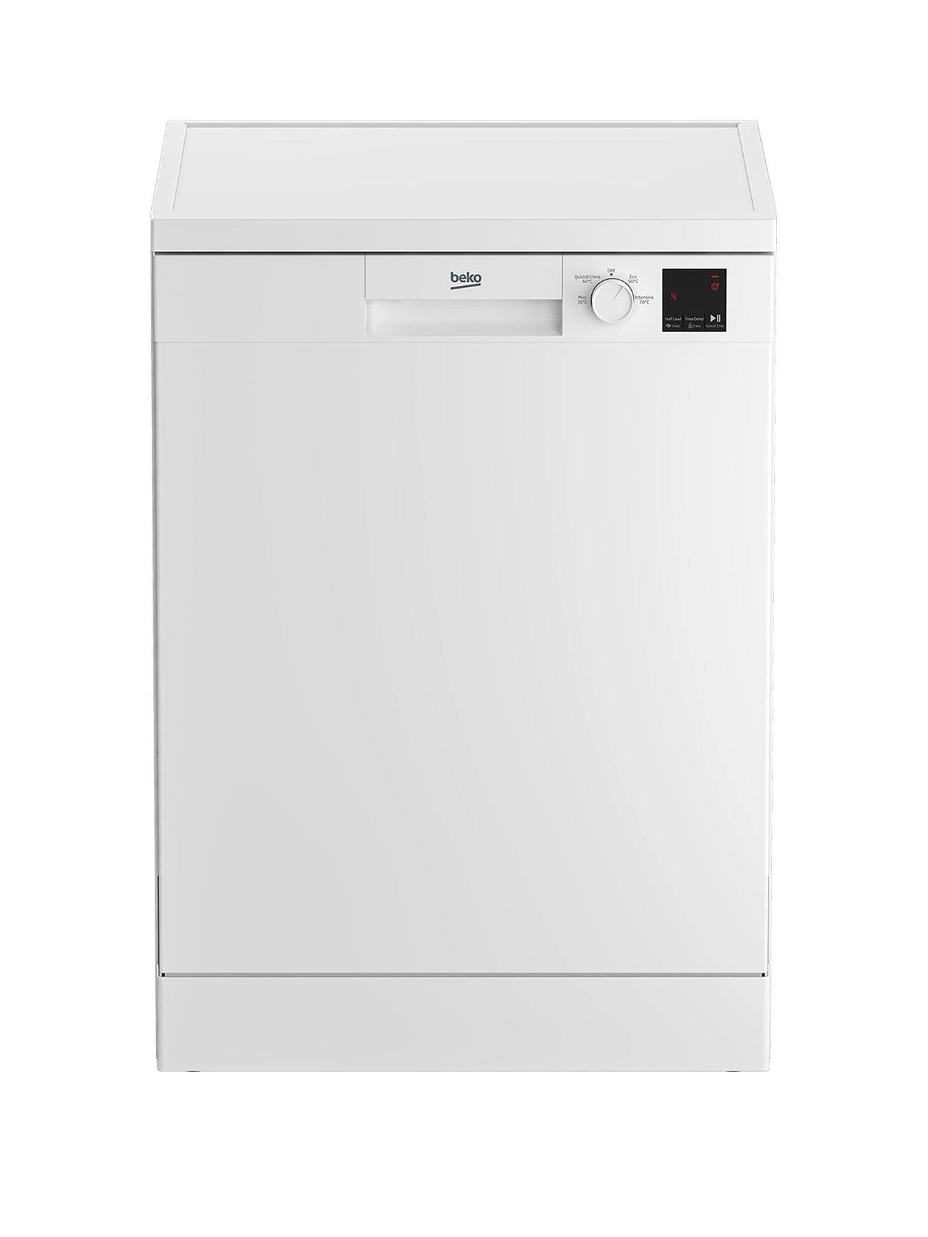 Beko DVN04X20W 13-Place Full Size Freestanding Dishwasher - White