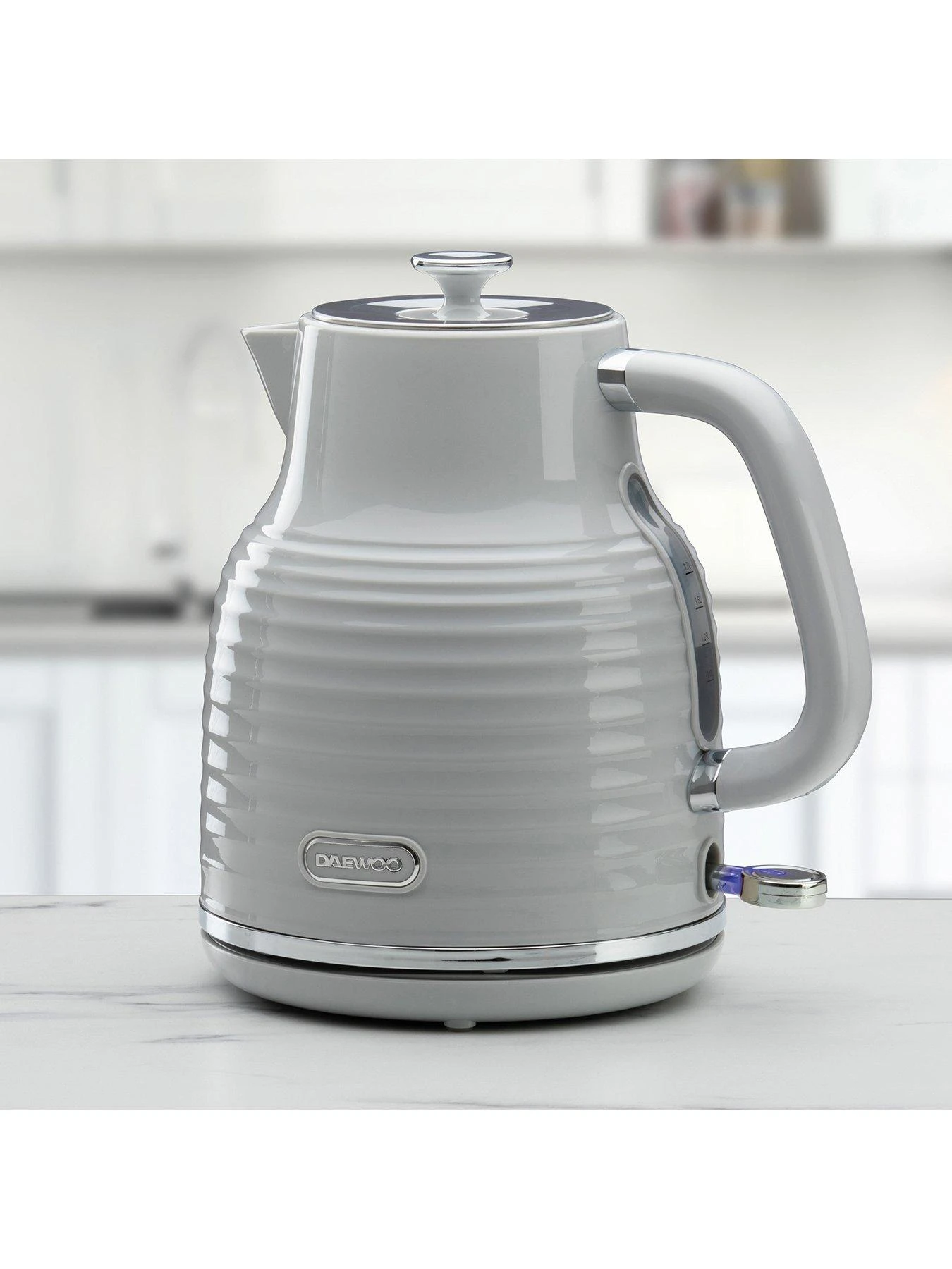 Daewoo Sienna 1.7L 3kW Jug Kettle - Grey - Image 3