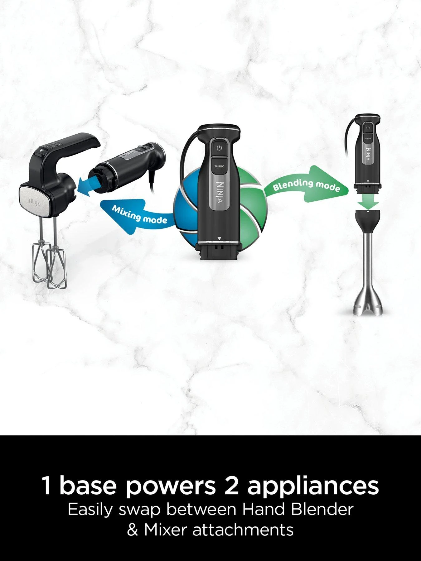 NINJA Foodi 2-in-1 Hand Blender & Mixer CI090UK - Image 2