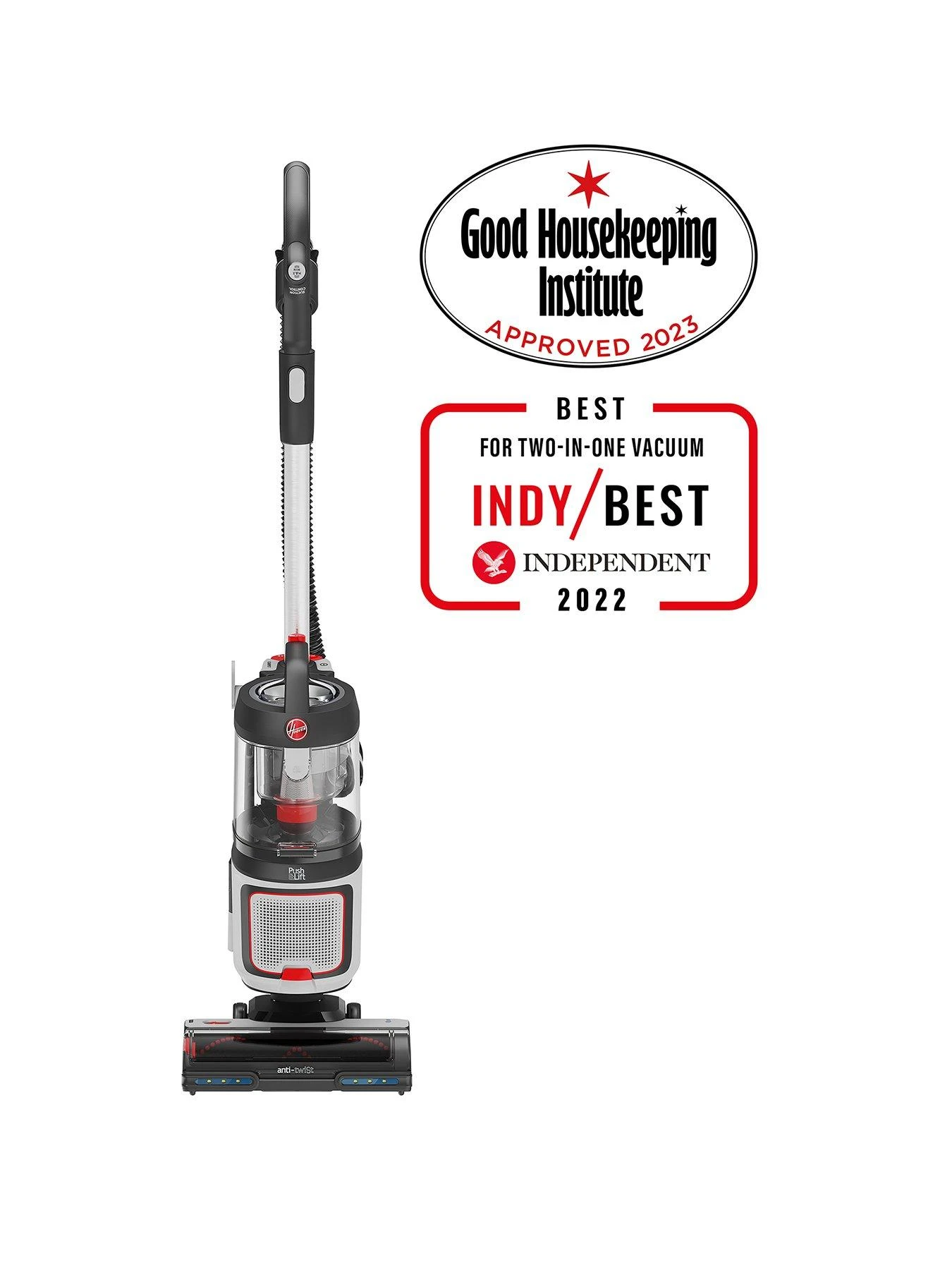 Hoover Upright Vacuum Cleaner With ANTI-TWIST™ & PUSH & LIFT - HL5 - Image 2