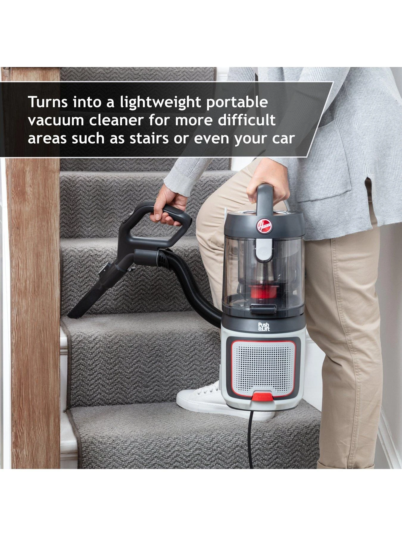 Hoover Upright Vacuum Cleaner With ANTI-TWIST™ & PUSH & LIFT - HL5 - Image 6