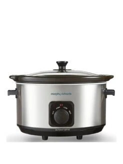 Morphy Richards 6.5L 461013 Slow Cooker - Brushed Stainless Steel