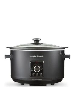 Morphy Richards Easy Time 6.5L 461021 Slow Cooker - Black
