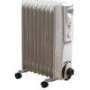 Daewoo 2000W 9-Fin Oil-Filled Radiator With Thermostat