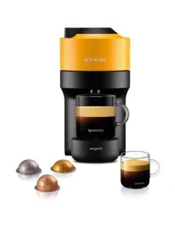 Nespresso Vertuo Pop 11735 Coffee Machine By Magimix - Mango Yellow