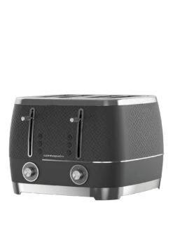 Beko Cosmopolis 4 Slice Toaster Black And Chrome