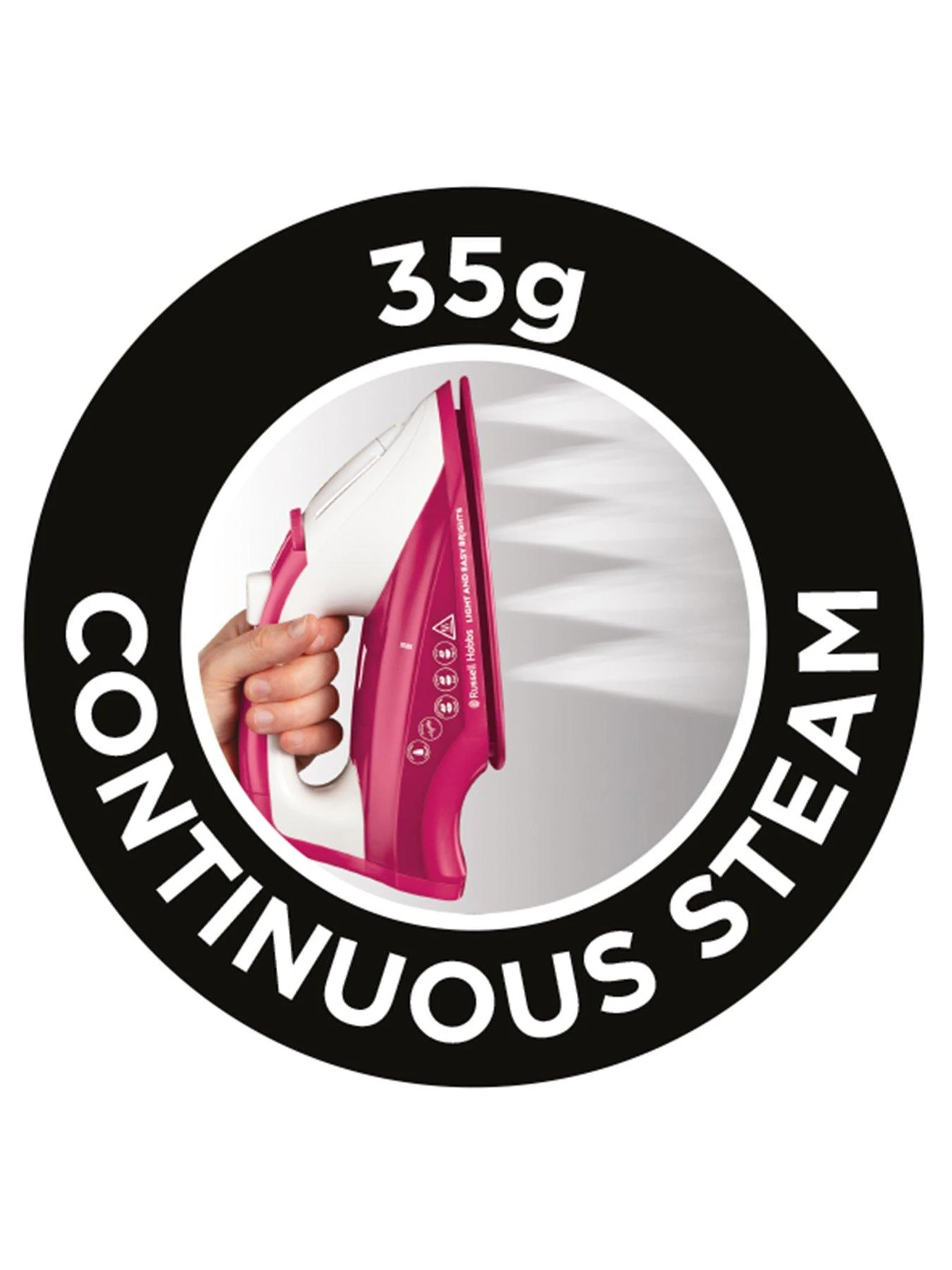 Russell Hobbs Light & Easy Brights Steam Iron - Image 6