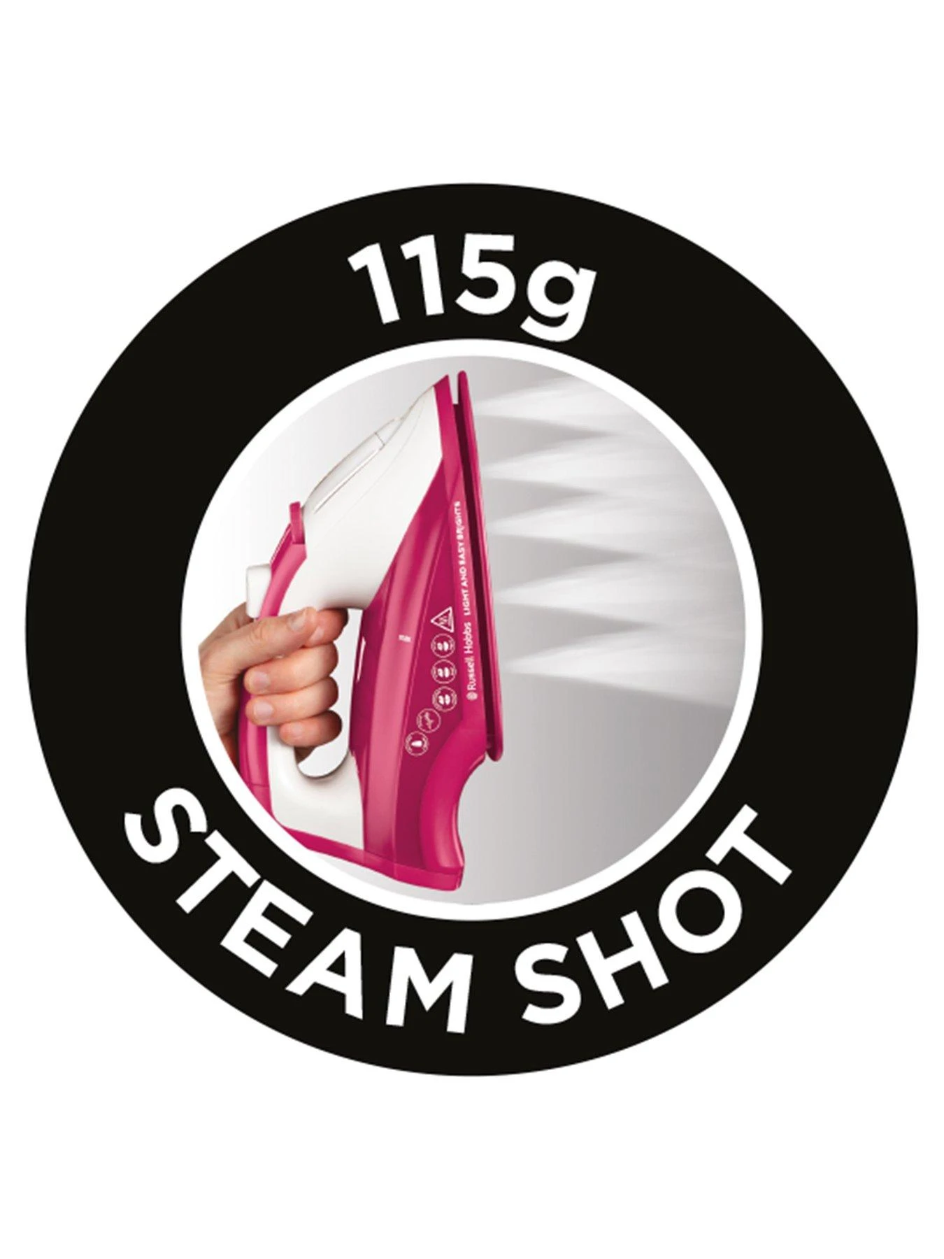 Russell Hobbs Light & Easy Brights Steam Iron - Image 7