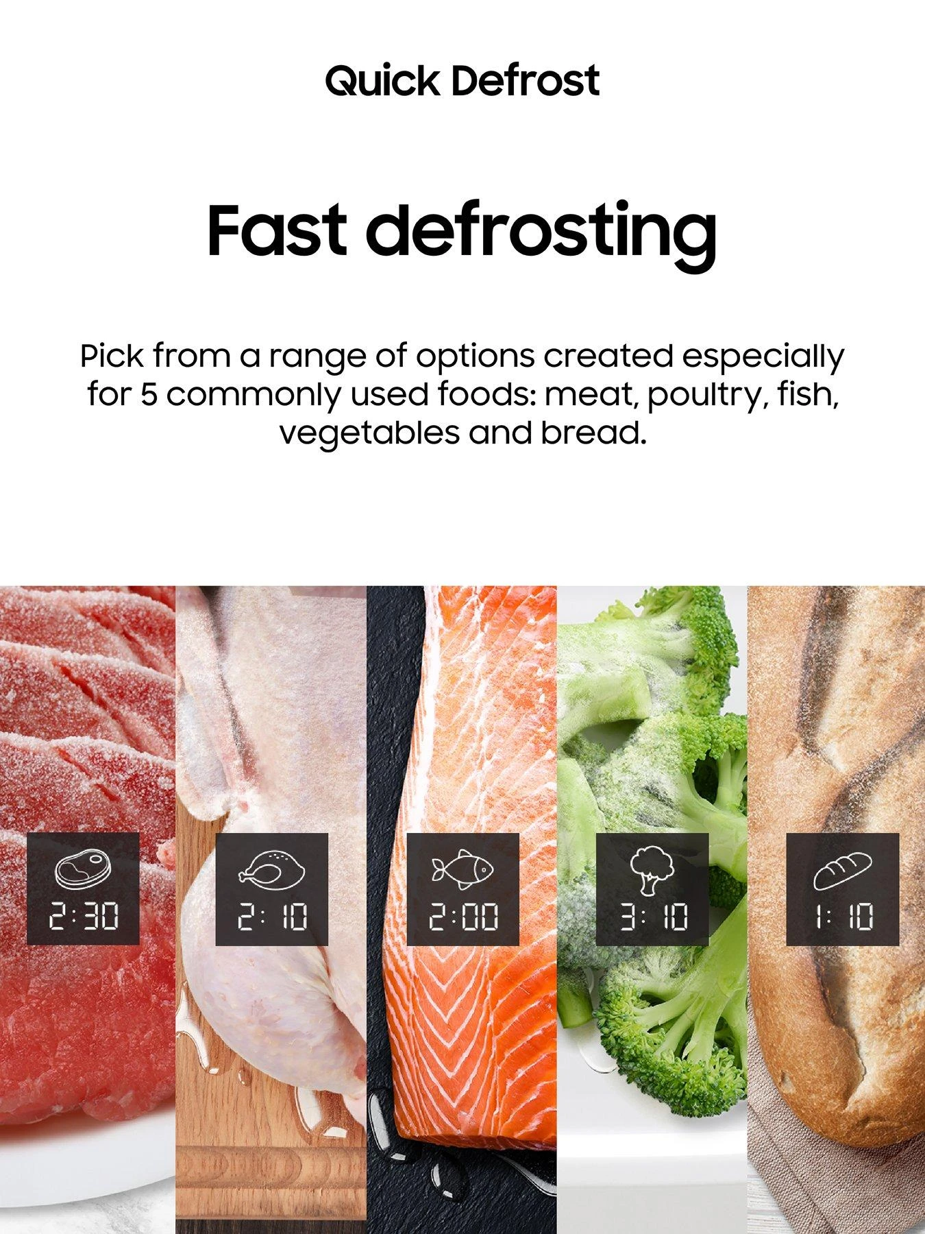 Samsung MS23K3513AW/EU Solo 23-litre Microwave - White - Image 3