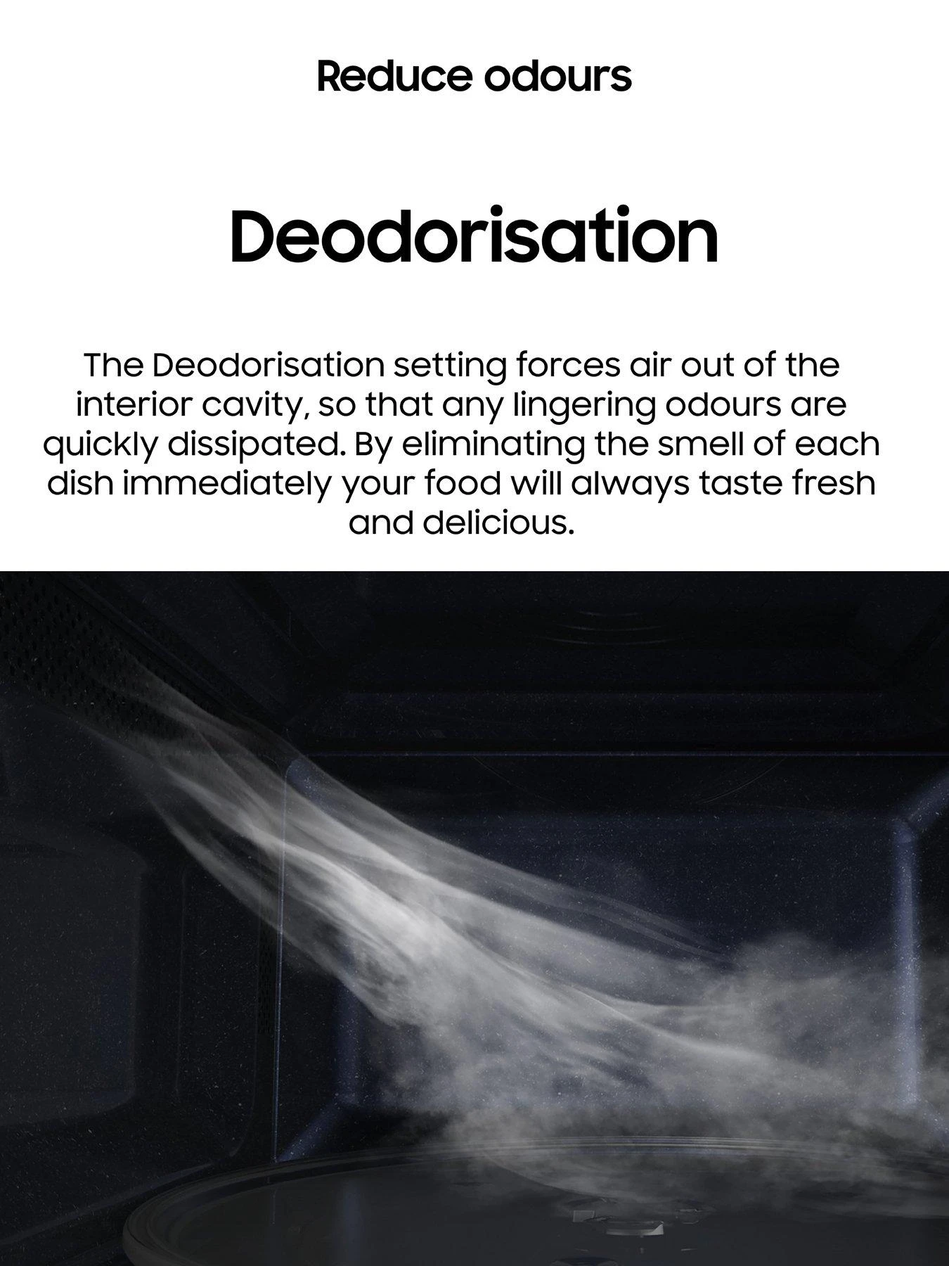 Samsung MS23K3513AW/EU Solo 23-litre Microwave - White - Image 6