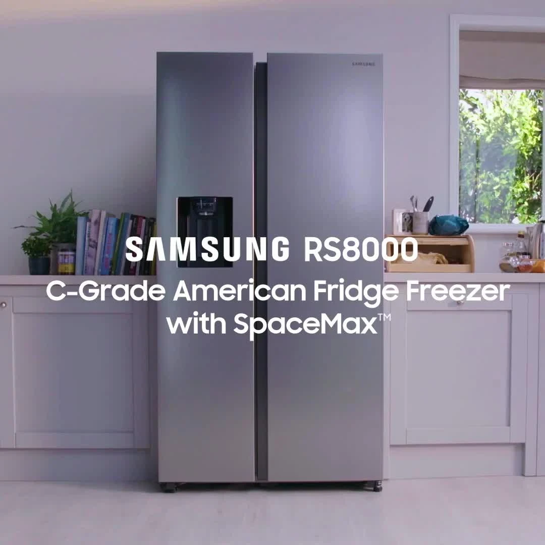 Samsung Series 8 RS68A884CSL/EU American-Style Fridge Freezer with SpaceMax™ Technology - C Rated - Silver - Image 8