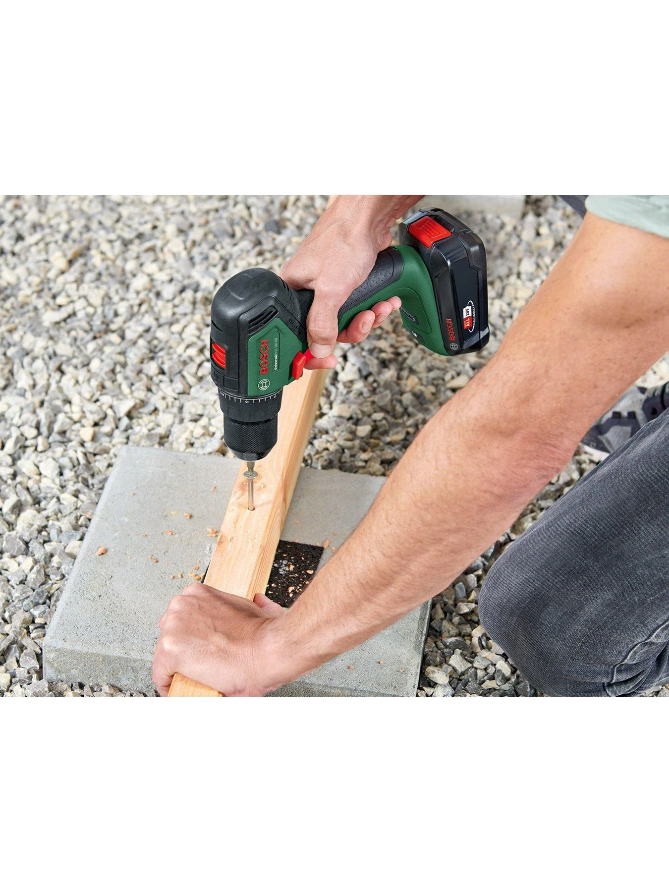 Bosch UniversalDrill 18V-60 Cordless 2-Speed Drill/Driver With 2x 2.0Ah Batteries and AL 18V-20 Charger - Image 4