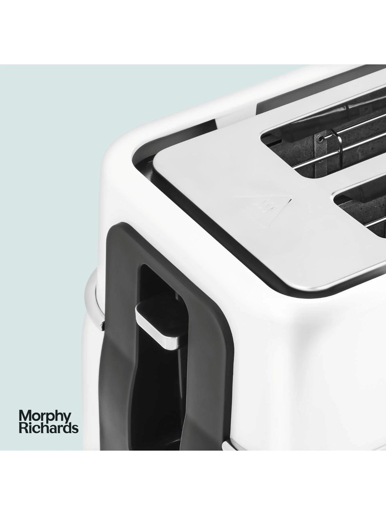 Morphy Richards Signature Matt 4-Slice Toaster Matt Moonlight White - Image 4