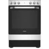 Hotpoint HS67V5KHX 60cm, Single Electric Cooker With Ceramic Hob - Inox