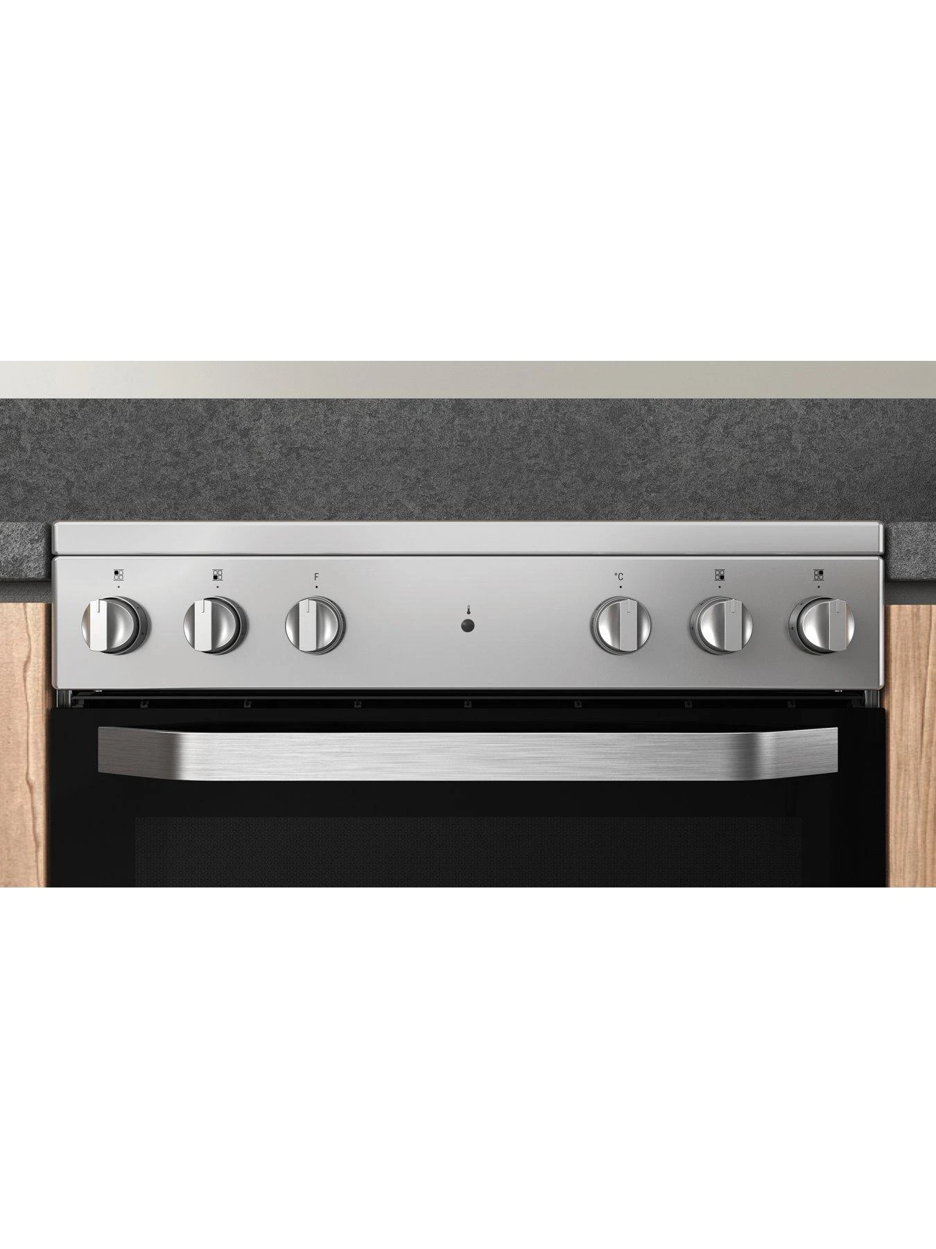 Hotpoint HS67V5KHX 60cm, Single Electric Cooker With Ceramic Hob - Inox - Image 5