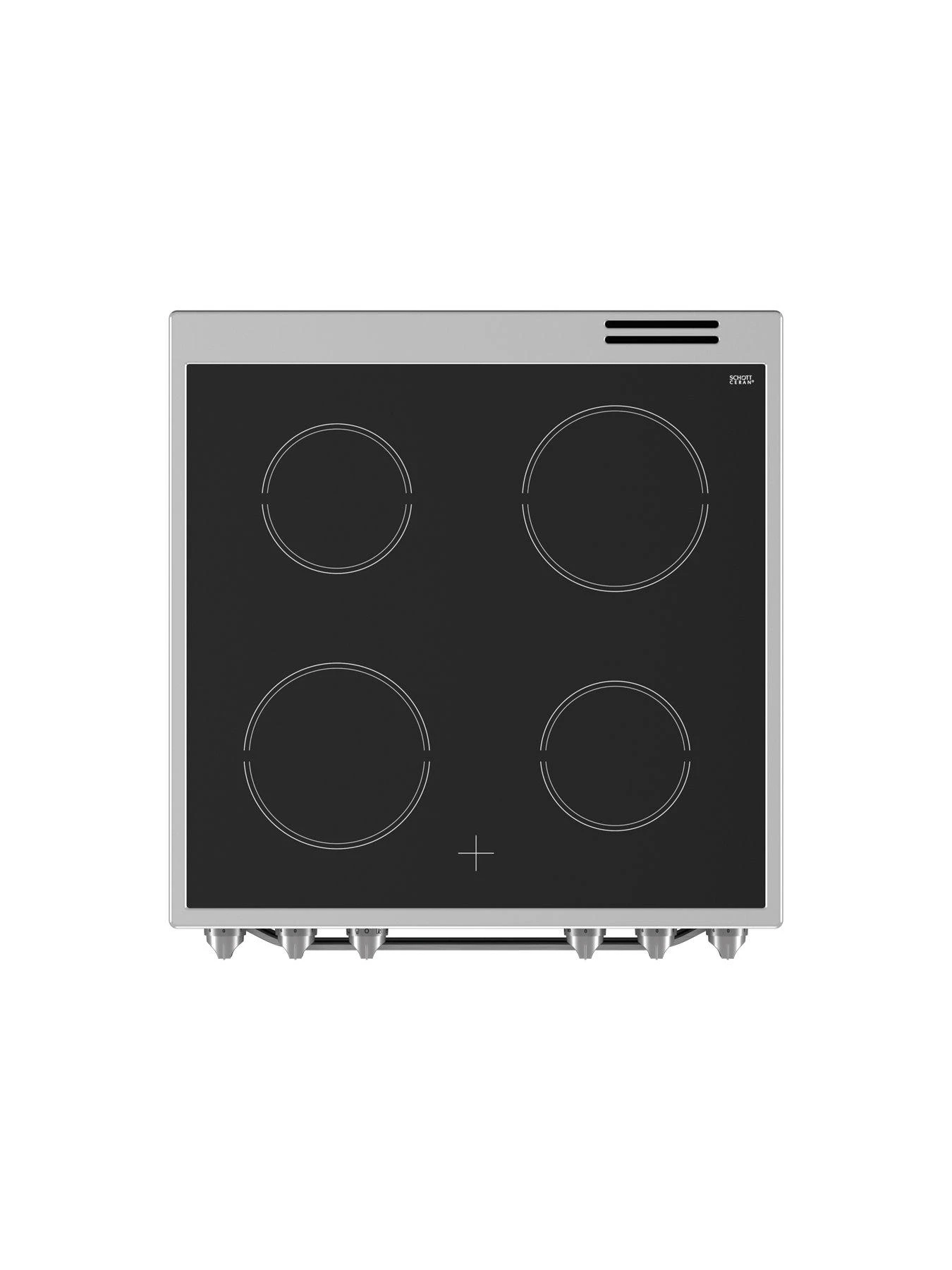 Hotpoint HS67V5KHX 60cm, Single Electric Cooker With Ceramic Hob - Inox - Image 7