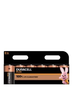 Duracell Plus Power D 6Pk