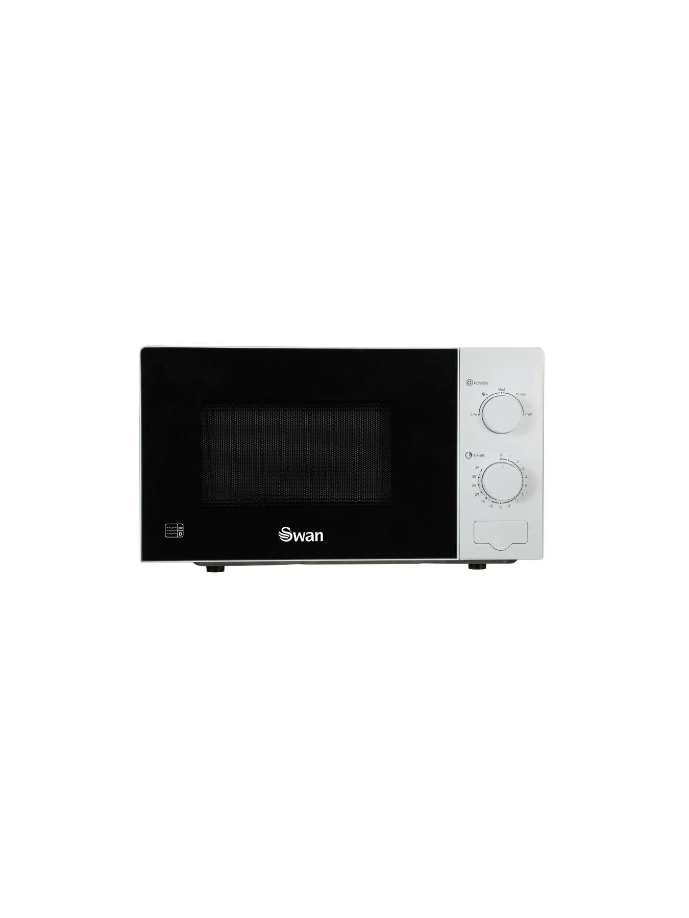 Swan 20L 700W Manual Microwave- White - Image 2