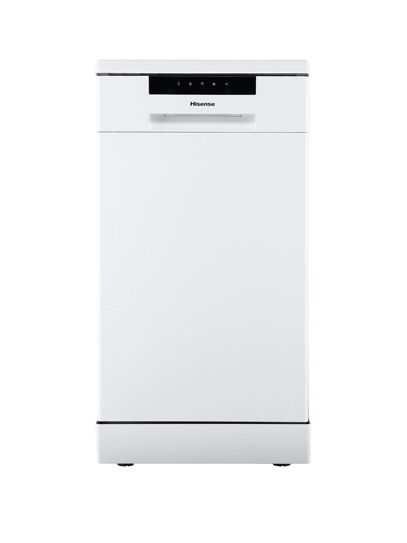 Hisense HS523E15WUK Slimline 30 Minute Quick Wash, 10 Place Dishwasher - White