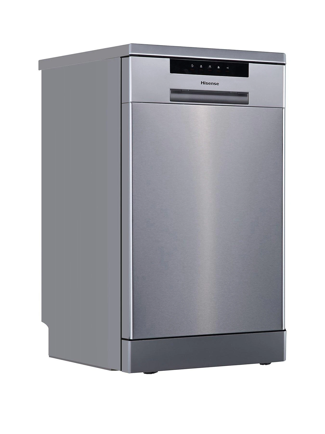 Hisense HS523E15XUK Slimline 30-Minute Quick Wash, 10 Place Dishwasher – Stainless Steel