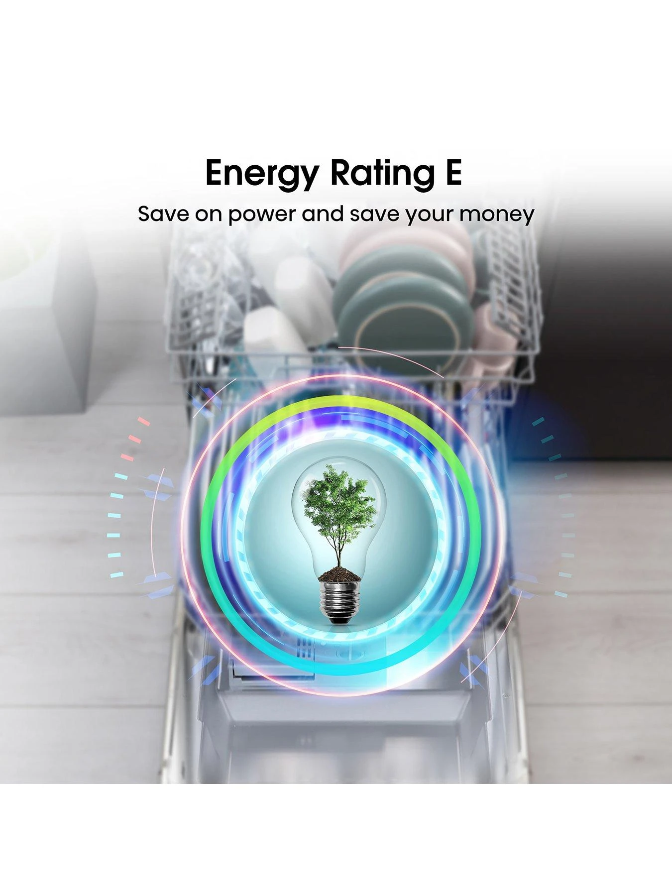 Hisense HS523E15XUK Slimline 30-Minute Quick Wash, 10 Place Dishwasher – Stainless Steel - Image 3