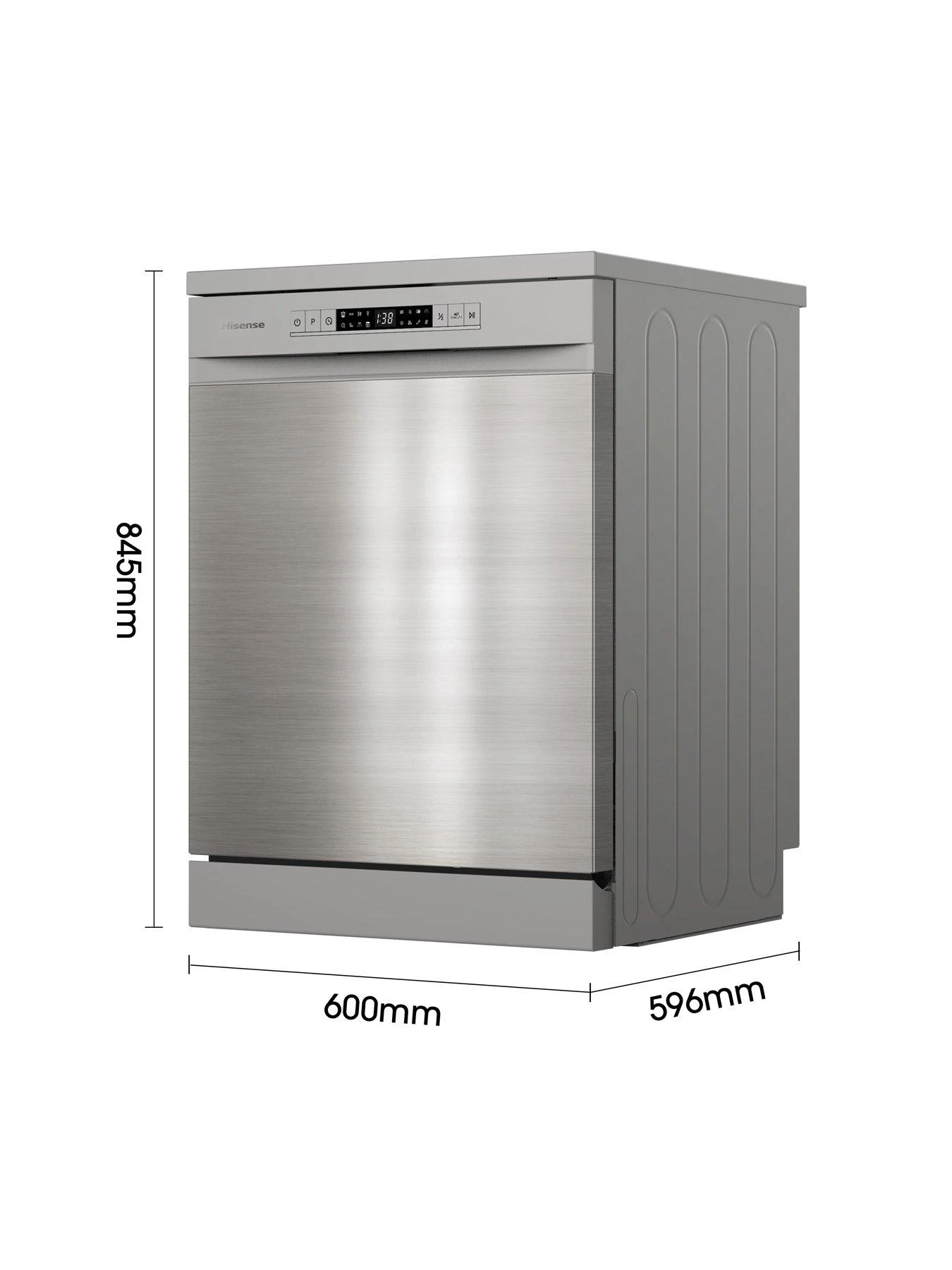Hisense HS622E90XUK Full-Size 30 Minute Quick Wash, 13 Place, Dishwasher – Stainless Steel - Image 5