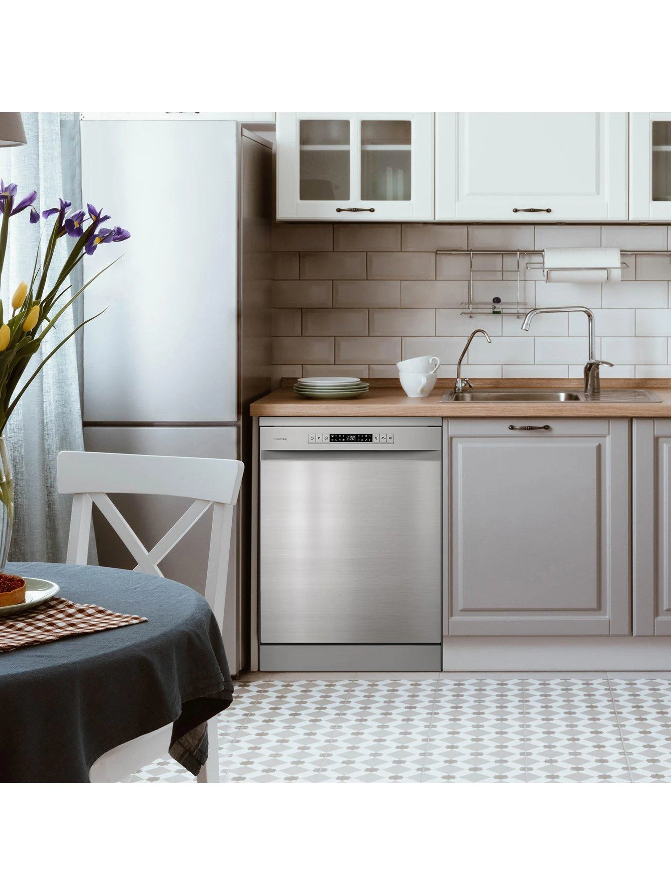 Hisense HS622E90XUK Full-Size 30 Minute Quick Wash, 13 Place, Dishwasher – Stainless Steel - Image 6