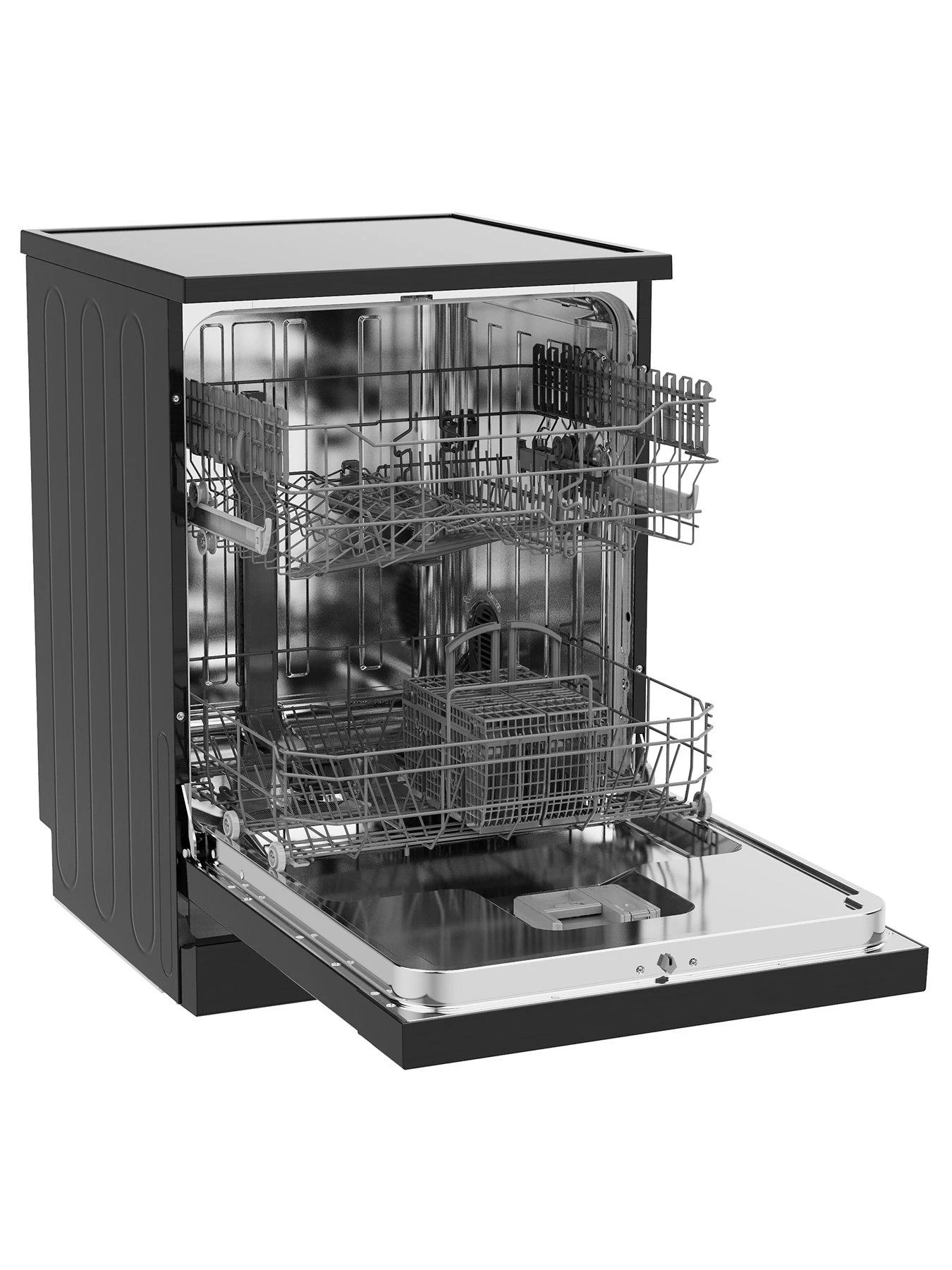 Hisense HS622E90BUK 13-Place Freestanding Dishwasher - Black - Image 4