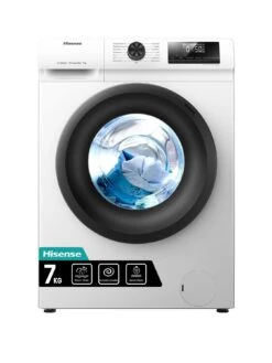 Hisense 1 Series WFQP7012EVM 7kg Load, 1200 Rpm Spin Washing Machine - White