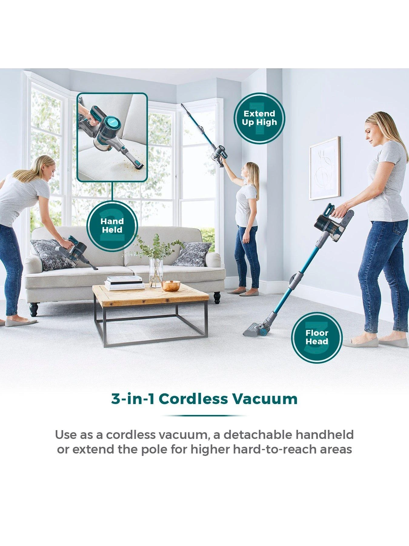 Tower VL80 Flexi Pets Anti-Tangle Cordless Vacuum - Image 3